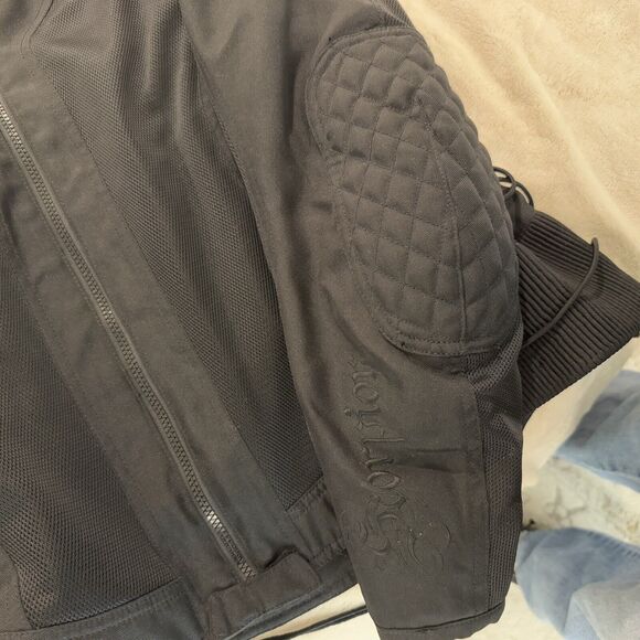 Scorpion EXO GET Stung Women's Sz XL Motorcycle Jacket Padded Black - Picture 15 of 16